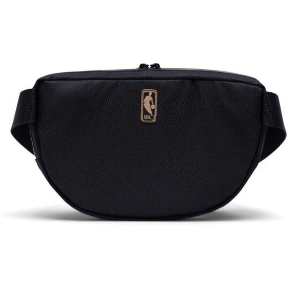 Herschel Supply Co Toronto Raptors Nineteen Hipsack Waistbag NBA Black Gold NEW - Picture 4 of 4